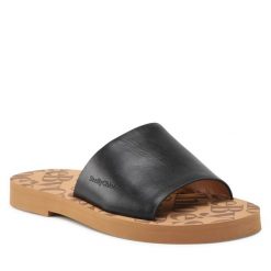 Klapki See By Chloé. Czarne klapki damskie See By Chloé, bez wzorów, bez obcasa, bez zapięcia. Za 889.99 zł.