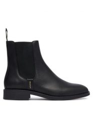 Gant Sztyblety Fayy 33551427 Czarny. Czarne botki damskie GANT, bez wzorów, ze skóry, bez obcasa, na płaskiej podeszwie, bez zapięcia. Za 769.99 zł.