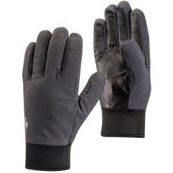 Rękawiczki turystyczne Unisex Black Diamond Midweight Softshell. Szare rękawiczki damskie Black Diamond, bez wzorów, z softshellu. Za 141.99 zł.