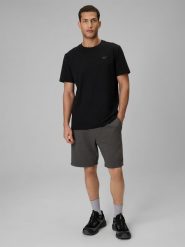 4F Spodenki dresowe męskie - szare XL. Szare szorty męskie 4F, bez wzorów, z dresówki. Za 79.99 zł.