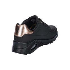 Buty sportowe Sneakersy damskie, Skechers Uno-Golden Air. Czarne obuwie sportowe damskie Skechers, bez wzorów, bez zapięcia, trekkingowe, Skechers Sport. Za 408.00 zł.