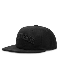 Czapka z daszkiem Converse. Czarne czapki damskie Converse, bez wzorów. Za 139.99 zł.