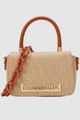 VALENTINO Brązowa torebka Copacaban Satchel. Brązowe shopperki damskie Valentino by Mario Valentino, bez wzorów, małe, bez dodatków. W wyprzedaży za 399.99 zł.