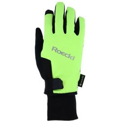 Rękawiczki rowerowe Roeckl Rocca 2 GTX. Żółte rękawiczki męskie ROECKL, bez wzorów. Za 426.60 zł.