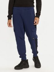 Hugo Spodnie dresowe Disland 50521407 Granatowy Regular Fit. Niebieskie spodnie sportowe męskie Hugo, m, bez wzorów, z bawełny. Za 339.99 zł.