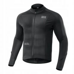 Kurtka rowerowa Rockbros zimowa męska ocieplna odblaskowa rozmiar L. Czarne kurtki męskie ROCKBROS, na zimę, l, bez wzorów, sportowe, bez kaptura. Za 249.97 zł.