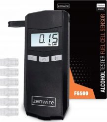 Alkomat Zenwire ALKOMAT Profesjonalny Elektrochemiczny 6x USTNIKI Zenwire F6500. Alkomaty Zenwire. Za 378.88 zł.