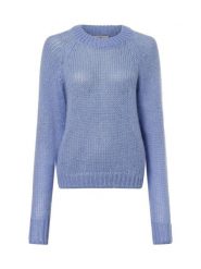 IPURI Sweter z dzianiny Kobiety niebieski, L. Niebieskie swetry nierozpinane damskie IPURI, l, bez wzorów, z dzianiny, bez kołnierzyka, bez ramiączek. Za 299.95 zł.