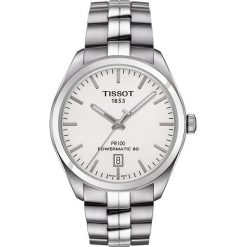 PROMOCJA ZEGAREK TISSOT T - CLASSIC T101.407.11.031.00. Szare zegarki męskie TISSOT, bez wzorów, ze stali. W wyprzedaży za 2,129.60 zł.