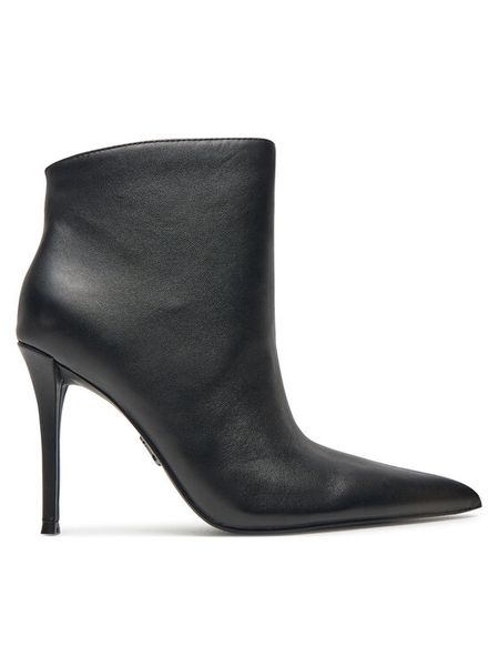Steve Madden Botki Sentinel SM11003451 Czarny. Czarne botki damskie Steve Madden, bez wzorów, ze skóry, bez obcasa, na szpilce, bez zapięcia. Za 699.99 zł.
