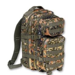 Plecak Taktyczny Brandit US Cooper 25L Flecktarn. Brązowe plecaki męskie Brandit, bez wzorów, sportowe. Za 272.50 zł.