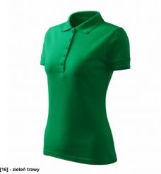 Pique Polo Free - ADLER - Pique Polo Free - Koszulka polo damska, 200 g/m2, 65 % bawełna, 35 % poliester - zieleń trawy M. Zielone bluzki damskie MALFINI, m, bez wzorów, z bawełny, bez kołnierzyka, bez ramiączek. Za 52.95 zł.