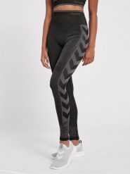 Damskie wysokie legginsy Hummel MT Energy. Czarne legginsy damskie Hummel, bez wzorów, z dzianiny. Za 139.50 zł.