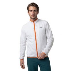 Męska lekka kurtka tenisowa Siroko Bounce White. Białe kurtki męskie SIROKO, l, bez wzorów, z materiału, bez kaptura. Za 211.00 zł.