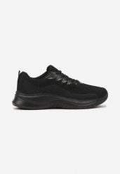 Czarne Buty Sportowe Sznurowane z Siateczki Arsavia. Czarne buty sportowe męskie Born2be, bez wzorów, z materiału, bez zapięcia. Za 79.99 zł.