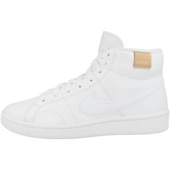 Damskie trampki na co dzień Nike ROYALE 2 MID CT1725 100 Biały. Białe trampki i tenisówki damskie Nike, bez wzorów, ze skóry, bez zapięcia. Za 340.70 zł.