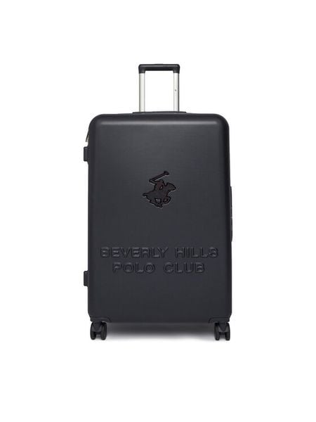 Beverly Hills Polo Club Walizka duża CEO-BHPC-L-002-08-NAVY Granatowy. Niebieskie walizki męskie Beverly Hills Polo Club, bez wzorów, z tworzywa sztucznego, duże. Za 399.99 zł.