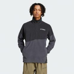Kurtka Terrex Multi Climawarm Fleece. Czarne kurtki męskie Adidas, s, bez wzorów, z polaru, bez kaptura. Za 329.00 zł.