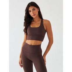 Stanik Sportowy BeShaped Morning Dew. Brązowe bielizna sportowa damska BESHAPED, xl, bez wzorów, z elastanu. Za 179.00 zł.