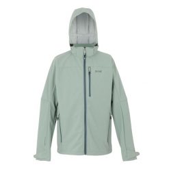 Kurtka Softshellowa Męska Wodoodporność Arana. Niebieskie kurtki męskie Regatta, l, bez wzorów, z elastanu, z kapturem, trekkingowe. Za 134.99 zł.