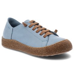 Półbuty damskie Ravini, ze skóry naturalnej licowej cholewka sznurowanie wygodna podeszwa casual, niebieskie, 1301. Niebieskie półbuty damskie Ravini, bez wzorów, z jeansu, casualowe, bez obcasa, na płaskiej podeszwie, bez zapięcia. Za 263.90 zł.