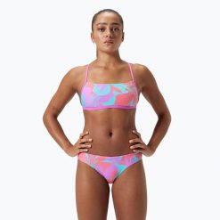 Dół od stroju pływackiego Speedo Allover Digital Hipster Brief. Bikini Speedo, bez wzorów. Za 89.99 zł.