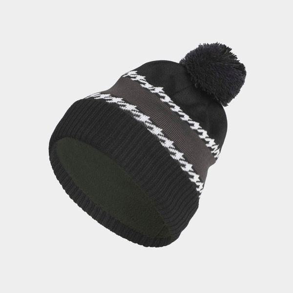 Czapka do golfa z pomponem COLD.DRY. Czapki damskie Adidas, bez wzorów, z dzianiny. Za 99.99 zł.