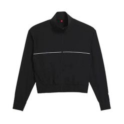 Kurtka z dresu Wilson Team. Czarne kurtki sportowe damskie Wilson, l, bez wzorów, z dresówki, bez ramiączek, bez kaptura, na fitness i siłownię. Za 339.00 zł.