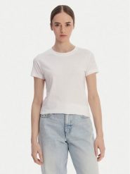 BOSS T-Shirt C_Esogo_1 50506973 Biały Regular Fit. Białe t-shirty damskie Boss, s, bez wzorów, z bawełny, bez kołnierzyka, bez ramiączek. Za 229.99 zł.