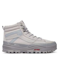 Trekkingi Vans. Szare botki męskie Vans, bez wzorów, z gore-texu, sportowe, bez obcasa, bez zapięcia. Za 719.99 zł.