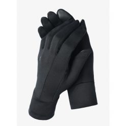 Rękawiczki biegowe damskie Under Armour Storm Liner. Czarne rękawiczki damskie Under Armour, bez wzorów. Za 85.99 zł.