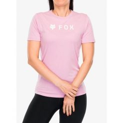 Koszulka szybkoschnąca damska Fox Absolute SS Tech Tee. Czerwone koszulki sportowe damskie FOX, bez wzorów, bez ramiączek. Za 129.99 zł.