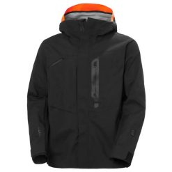 Kurtka narciarska Helly Hansen Sogn Patrol Shell. Czarne kurtki sportowe męskie Helly Hansen, l, bez wzorów, z poliamidu, bez kaptura, narciarskie. Za 2,398.00 zł.