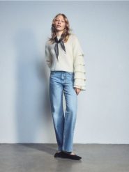 Jeansy z paskiem - turkusowy. Niebieskie jeansy damskie Reserved, bez wzorów, z bawełny. Za 159.99 zł.