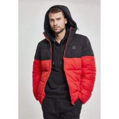 Parka Urban Classic hooded 2-tone. Czarne parki męskie Urban Classics, na zimę, m, bez wzorów, bez kołnierzyka, z kapturem. Za 304.50 zł.