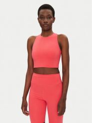Girlfriend Collective Biustonosz sportowy Dylan 1017 Różowy. Czerwone koszulki sportowe damskie GIRLFRIEND COLLECTIVE, xs, bez wzorów, z syntetyku, bez ramiączek, na fitness i siłownię. Za 199.99 zł.