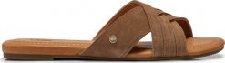 UGG Klapki UGG Kenleigh Slide 1142710-CHE. Klapki damskie UGG, bez wzorów, sportowe, bez obcasa, bez zapięcia. Za 299.00 zł.