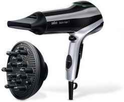 Braun HD730 suszarka do włosów 2200 W Czarny, Srebrny. Czarne suszarki do włosów BRAUN. Za 278.99 zł.