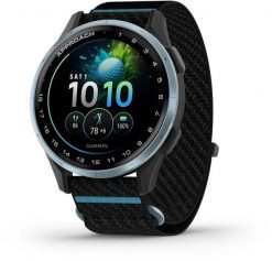 Zegarek sportowy Garmin Approach J1 Czarny (010-03898-00). Czarne zegarki sportowe Garmin, bez wzorów. Za 1,756.75 zł.