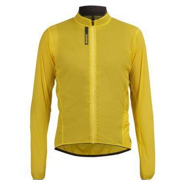 Kurtka wodoodporna Mavic Cosmic. Żółte kurtki męskie MAVIC, bez wzorów, sportowe, bez kaptura. Za 548.95 zł.