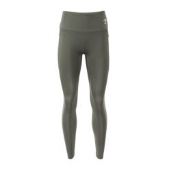 Legginsy treningowe damskie Gymshark Training Mesh. Zielone legginsy damskie GYMSHARK, bez wzorów, z meshu. Za 97.99 zł.