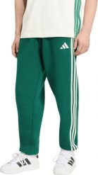 Adidas Spodnie męskie adidas Essentials 3-Stripes Fleece Tapered Cuffed zielone KY4129 2XL. Zielone spodnie sportowe męskie Adidas, m, bez wzorów. Za 236.51 zł.