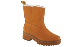 Buty zimowe damskie, Carnaby Cool Wrmpullon WR. Żółte obuwie trekkingowe damskie Timberland, z materiału, przed kolano, bez zapięcia. Za 579.99 zł.