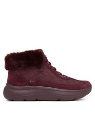 Skechers Trzewiki On-The-Go Encore - Cozy Fit Maisie 144844 Bordowy. Czerwone botki damskie Skechers, bez wzorów, ze skóry, bez obcasa, na płaskiej podeszwie, bez zapięcia. Za 359.99 zł.