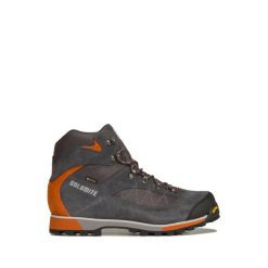 Buty trekkingowe męskie Dolomite Zernez GTX. Szare buty zimowe męskie Dolomite, bez wzorów, bez obcasa, bez zapięcia. W wyprzedaży za 648.15 zł.