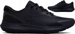 Under Armour BUTY DAMSKIE DO BIEGANIA SPOTOWE UNDER ARMOUR SURGE 3 3024894-002. Obuwie sportowe damskie Under Armour, bez wzorów, bez zapięcia, do biegania. Za 197.01 zł.