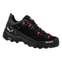 Damskie buty trekkingowe Salewa ALP Trainer 2 GTX. Czarne obuwie trekkingowe damskie Salewa, z gore-texu, bez zapięcia. Za 839.99 zł.