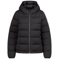 Trespass Rollins - Kurtka damska casual w kolorze czarnym. Czarne kurtki sportowe damskie Trespass, na jesień, bez wzorów, z materiału, bez ramiączek, bez kaptura, trekkingowe. Za 343.20 zł.