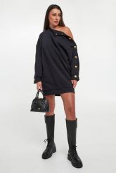 Bluza damska maxi Muesli PINKO. Bluzy damskie Pinko, xs, bez wzorów, bez ramiączek, bez kaptura. W wyprzedaży za 557.40 zł.