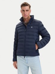 Calvin Klein Jeans Kurtka zimowa LV04RC511G Granatowy Regular Fit. Niebieskie kurtki męskie Calvin Klein Jeans, na zimę, l, bez wzorów, z jeansu, bez kaptura. Za 749.99 zł.